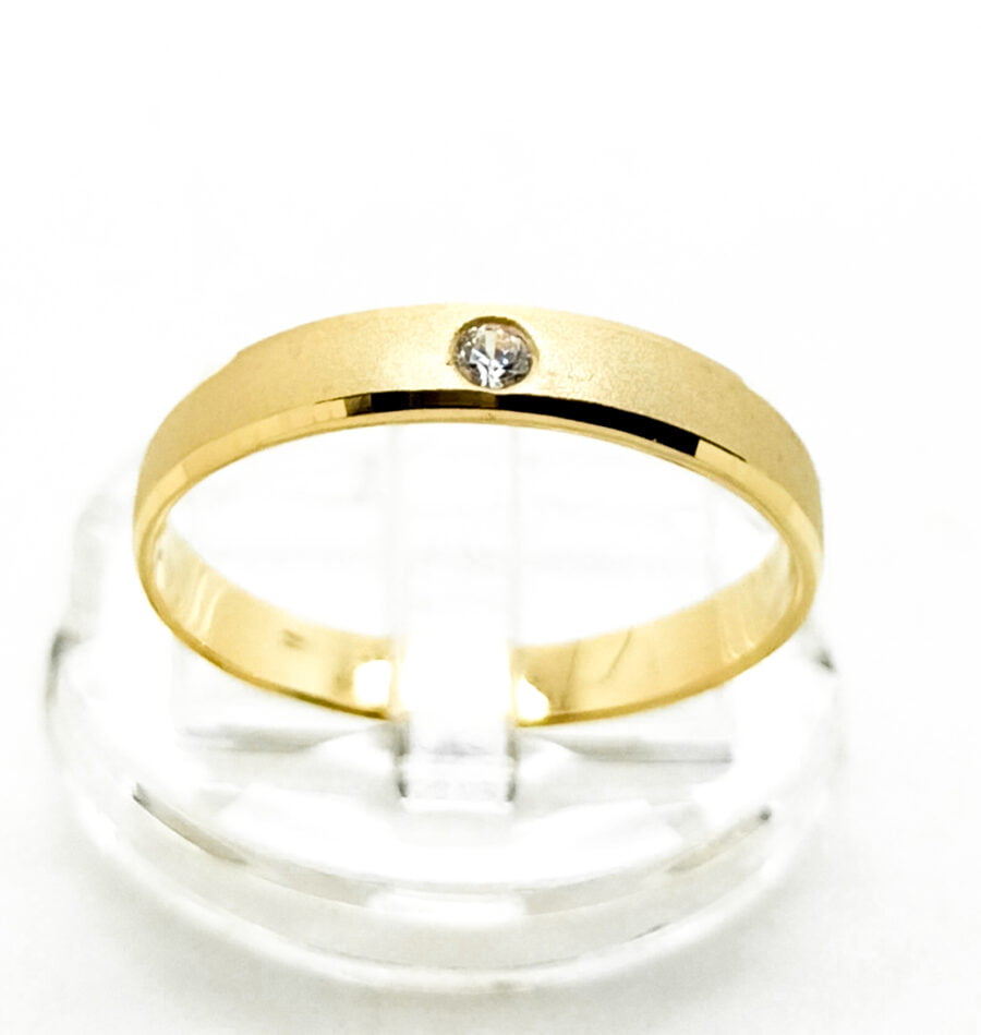 Cincin Batu Putih Doff