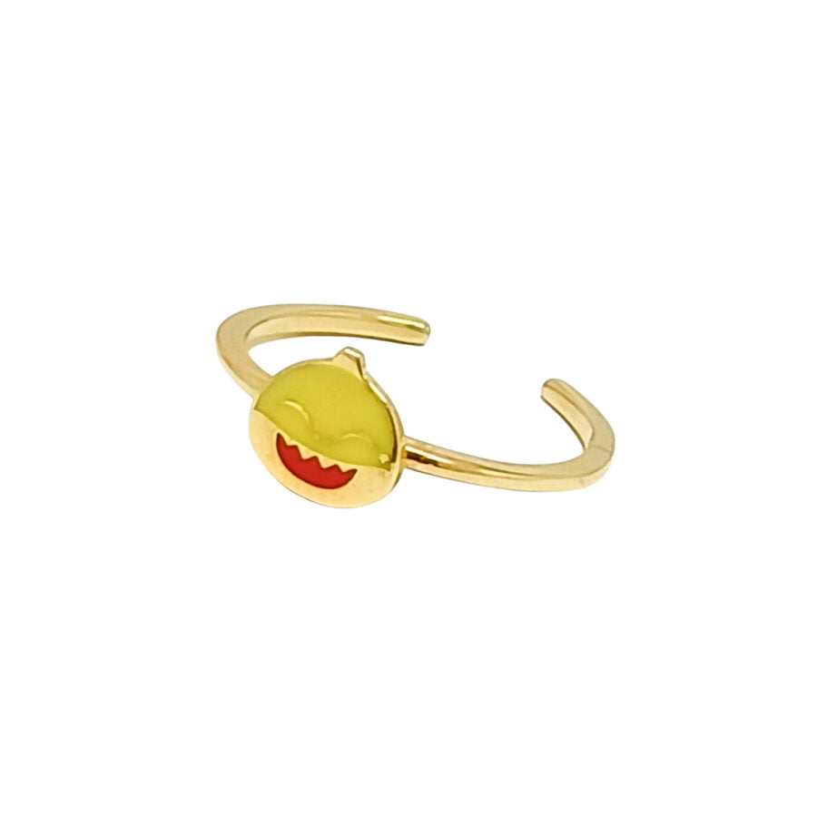 Cincin Anak "Hala Kids Baby Shark Yellow Closed Eyes" 9K