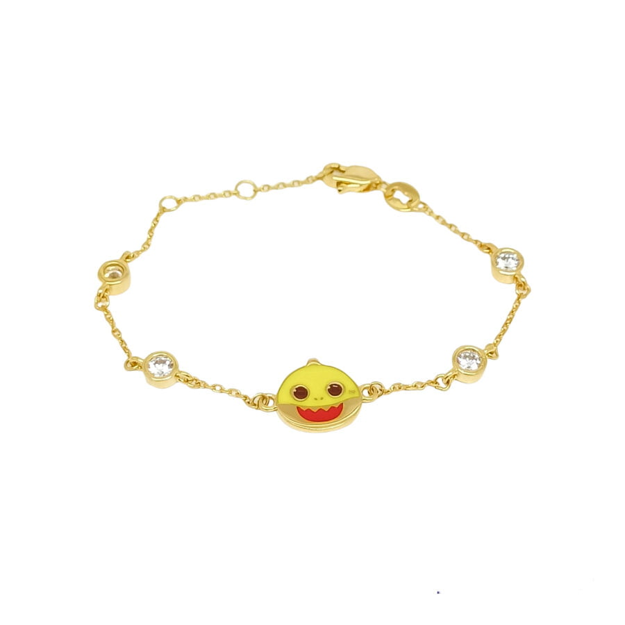 Gelang Anak "Hala Kids Baby Shark Yellow" 9K