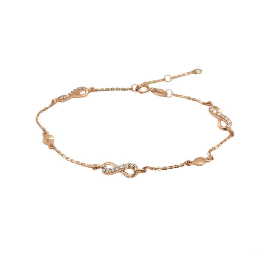 Gelang rosegold "Infinity Series"