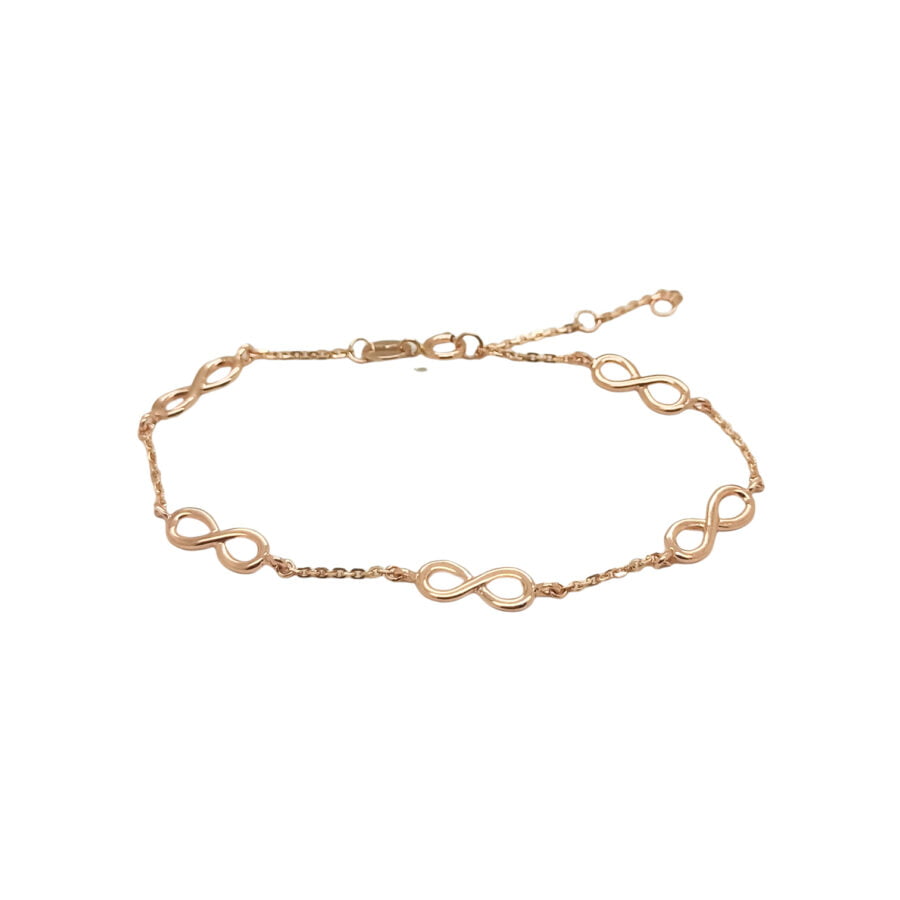 Gelang rosegold "Infinity Series"