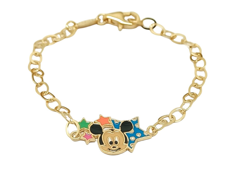 Gelang Anak Enamel "Mickey Mouse Star"