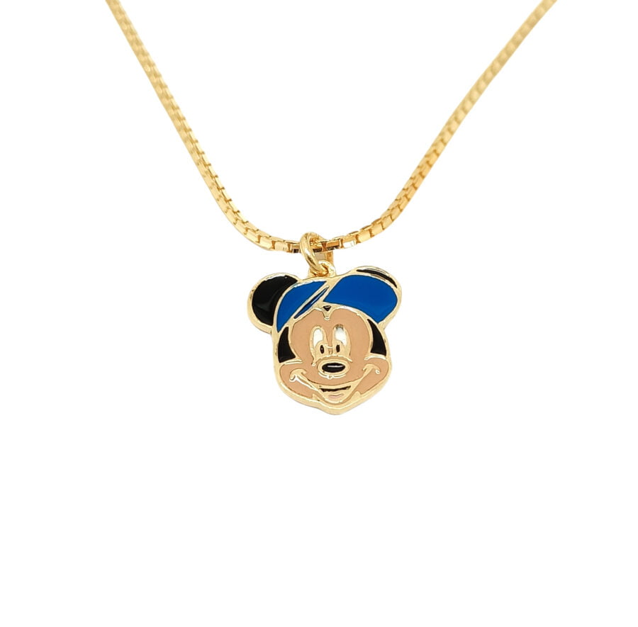 Koye Anak Enamel "Mickey Mouse Blue Cap"