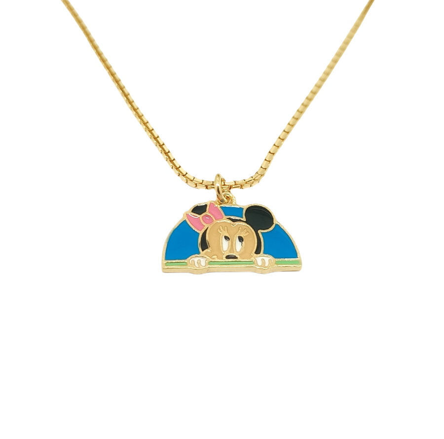 Koye Anak Enamel "Minnie Mouse Blue"