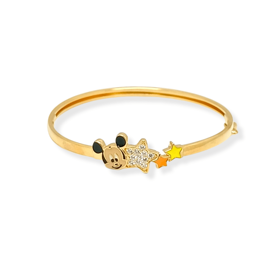 Bangle Bayi Enamel "Mickey Mouse Star"