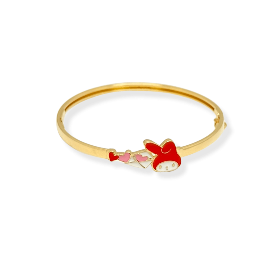Bangle Bayi Enamel "My Melody Letter Love"