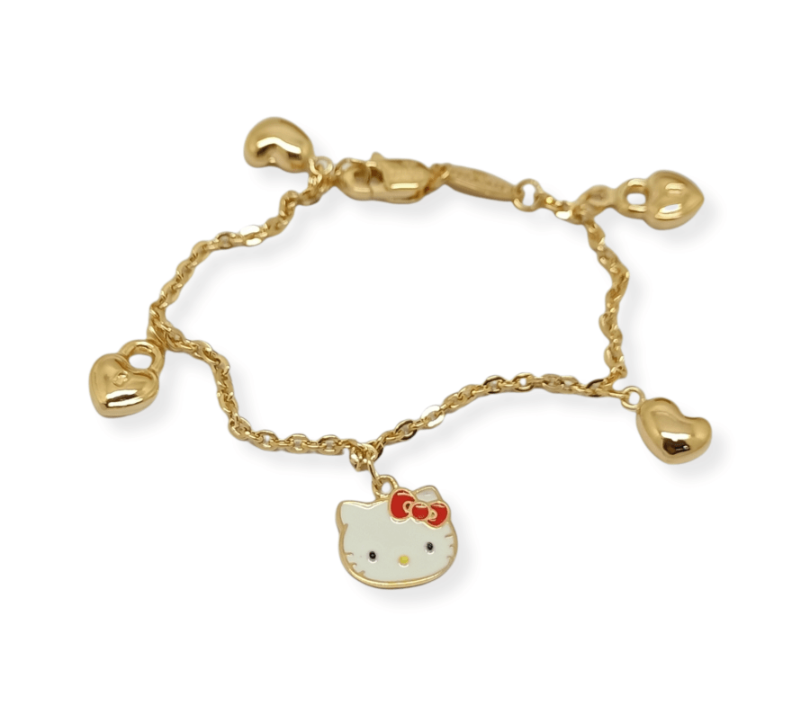 Gelang Anak Enamel "Hello Kitty"
