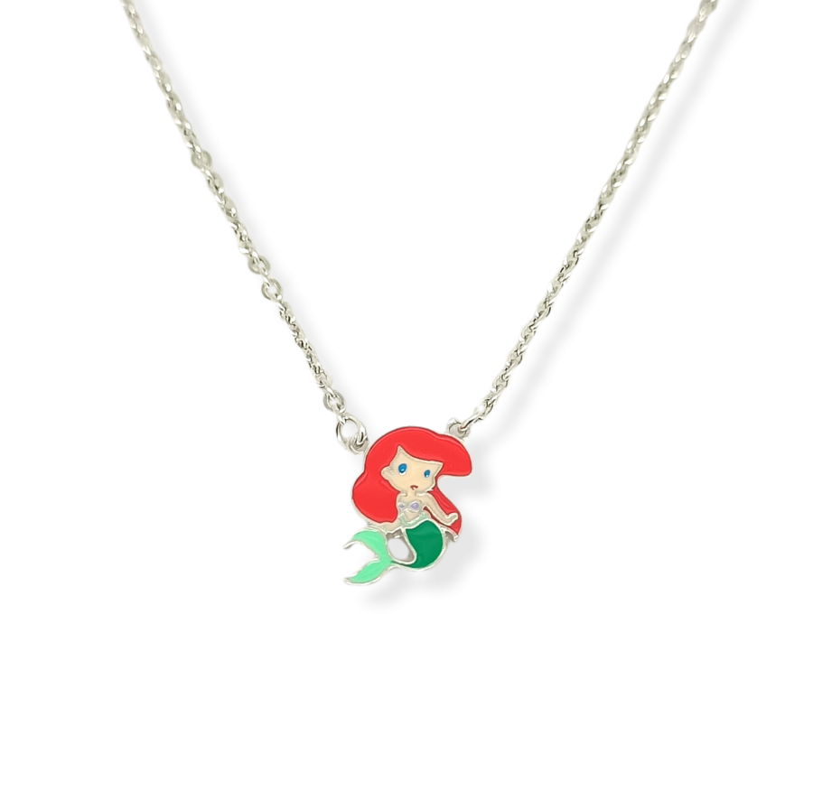 Koye Anak whitegold Enamel "Princess Ariel - Little Mermaid"