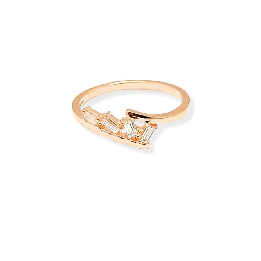Cincin rosegold "Baguette Collection" RI210847