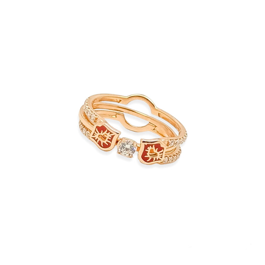 Cincin rosegold "Betty Boop XOXO Love Collection" RI210640