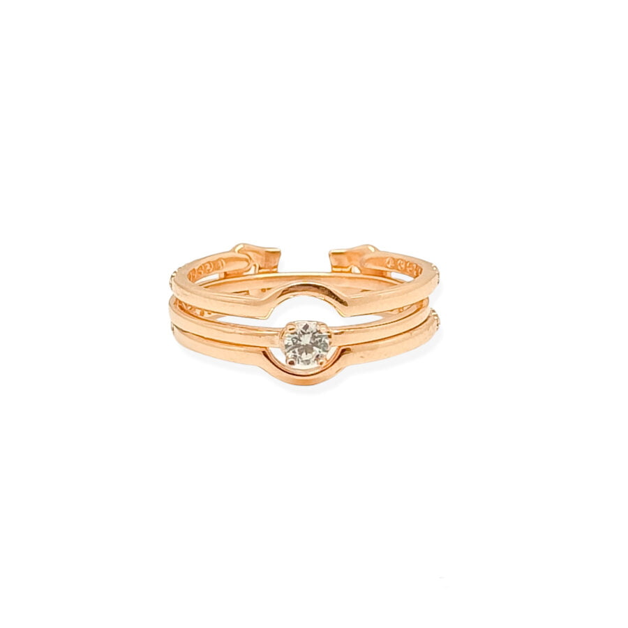 Cincin rosegold "Betty Boop XOXO Love Collection" RI210640 - Gambar 2