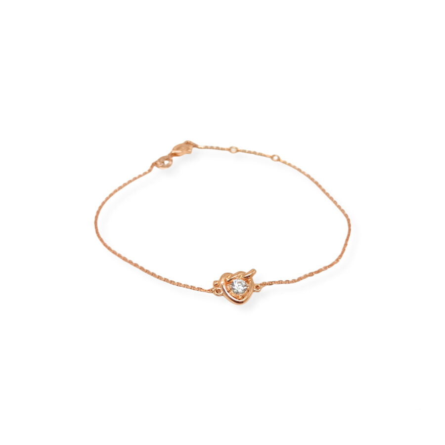 Gelang rosegold "Heartstrings Series"
