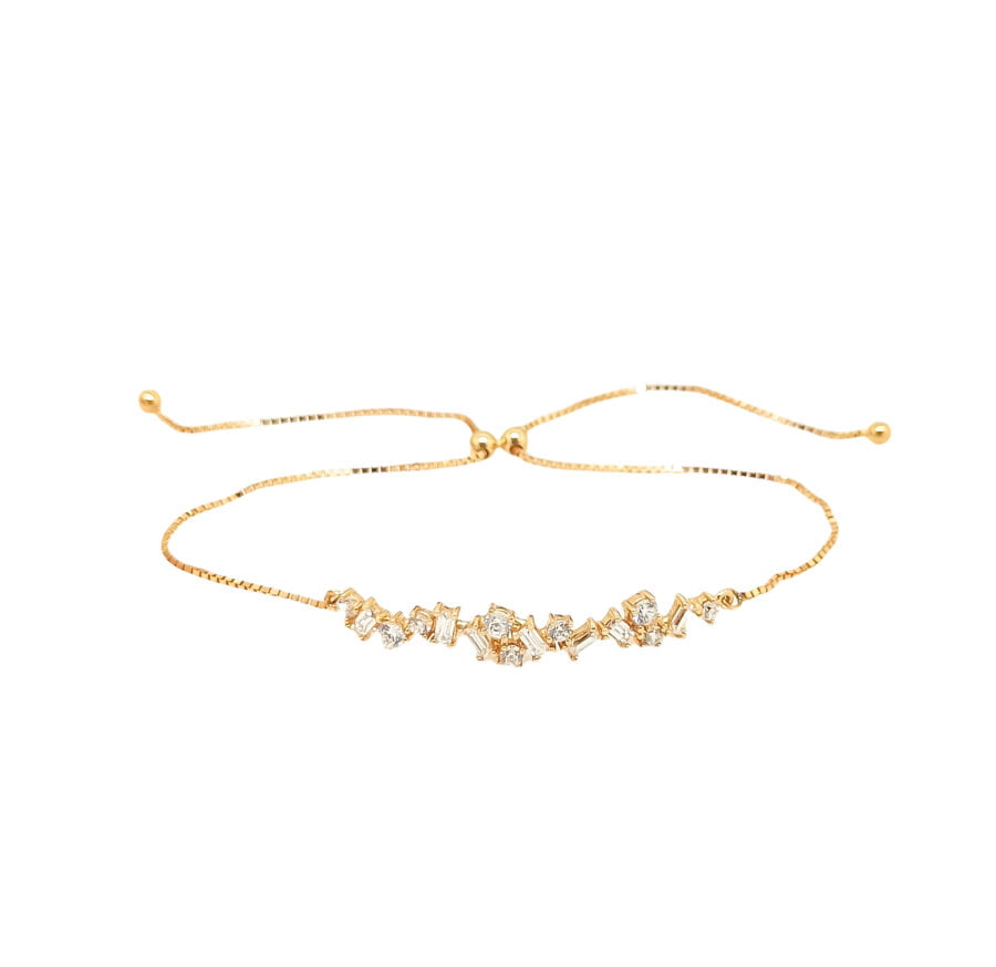 Gelang Serut rosegold "Baguette Collection" BC210330
