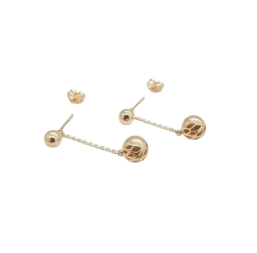 Giwang rosegold "Golden Sphere Collection" EA220812