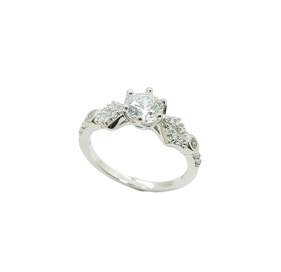 Cincin whitegold "Princess Throne Collection" RI190095