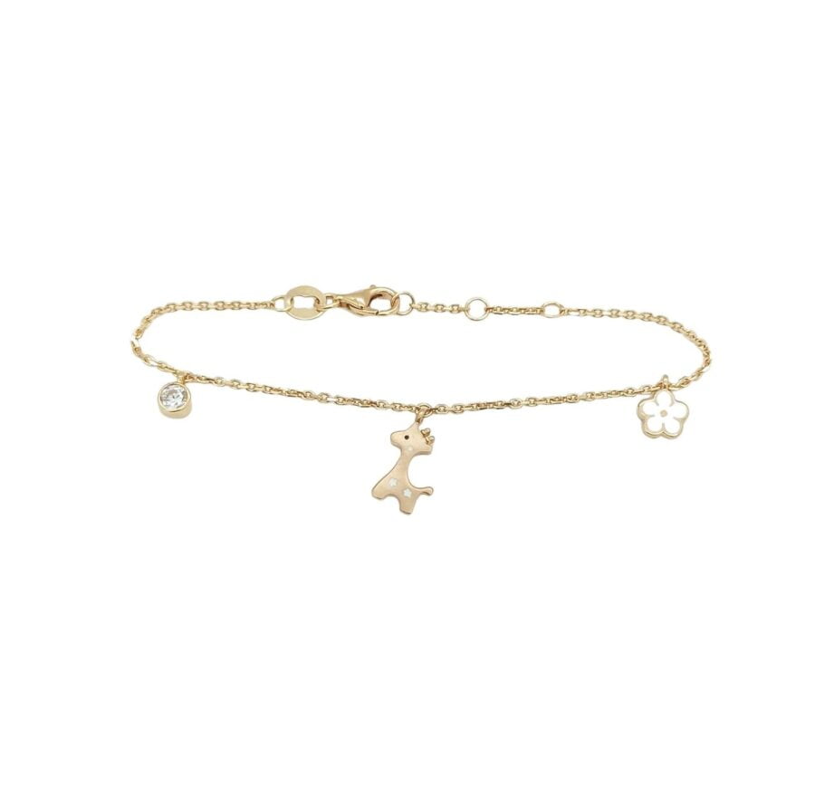 Gelang Anak rosegold "Giraffe Series - Putri Collection" BC210468