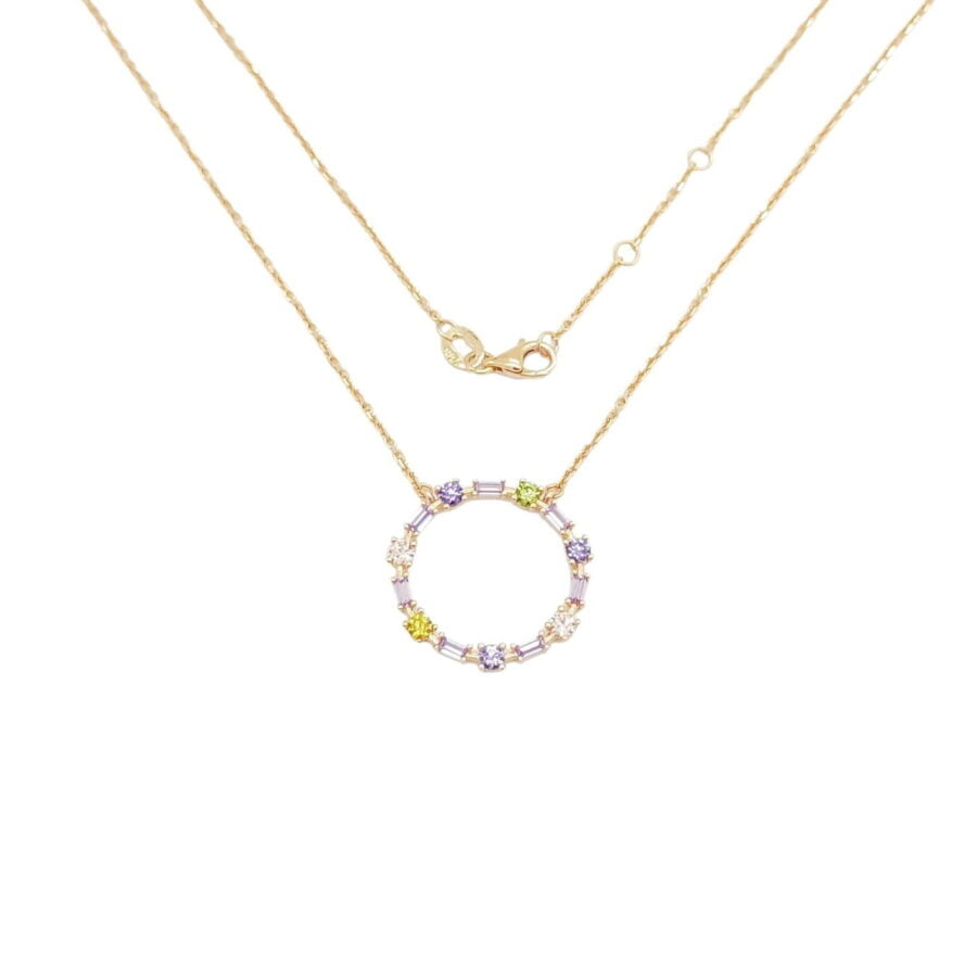 Koye rosegold "Baguette Collection - Rainbow Series" NC220549