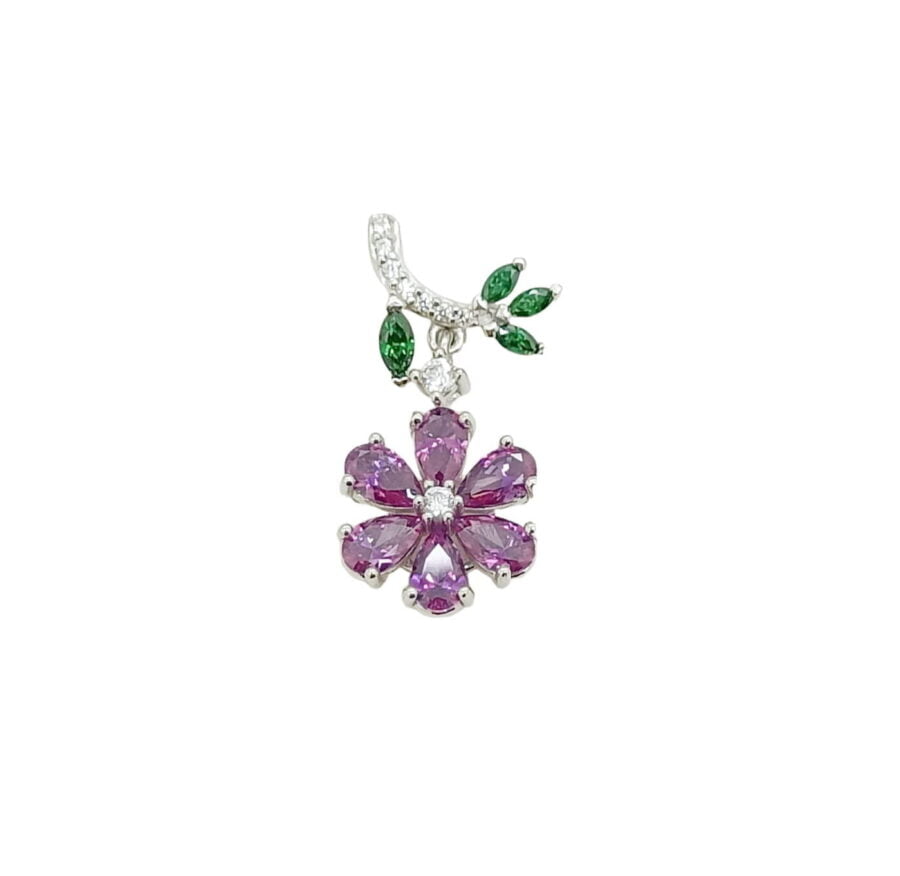 Liontin whitegold "Flower Garden Collection" PD190020