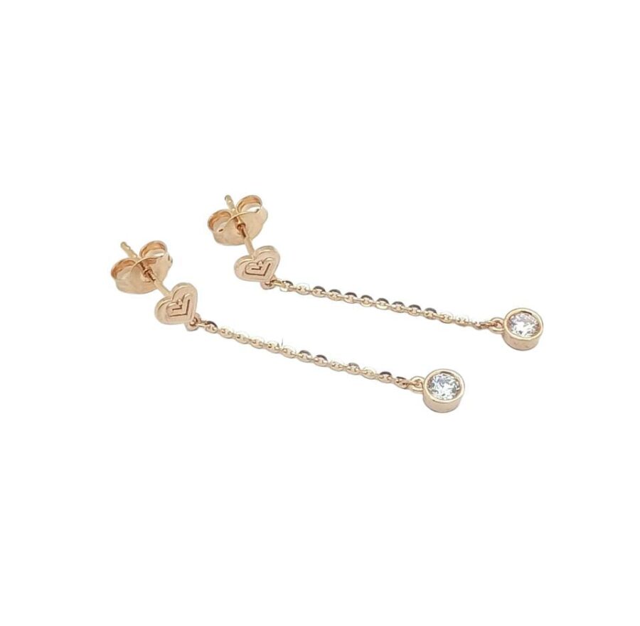 Giwang Night Sky & Snowdrop Collection - EA210359 ILYGOLD 9K
